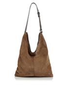 Halston Heritage Tina North/south Suede Shoulder Bag