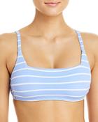 Splendid Atmos Striped Bralette Bikini Top