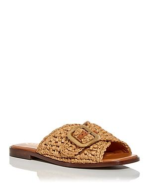 Tod's Women's Raffia Slide Sandals