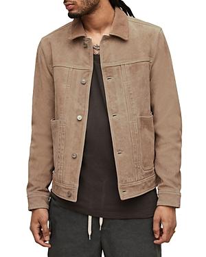 Allsaints Fuse Leather Trucker Jacket