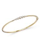 Bloomingdale's Diamond Graduated Bangle Bracelet In 14k Yellow Gold, 0.5 Ct. T.w. - 100% Exclusive