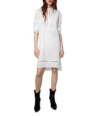 Zadig & Voltaire Redda Eyelet Tunic Dress