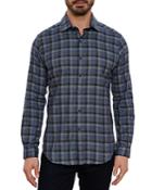 Robert Graham Rosencrans Cotton Plaid Classic Fit Button Down Shirt