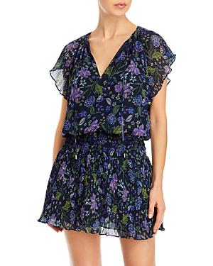Ramy Brook Milene Pleated Mini Dress