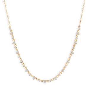 Bloomingdale's Diamond Trio Necklace In 14k Yellow Gold, 0.60 Ct. T.w. - 100% Exclusive