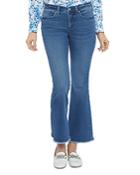 Nydj Ava Flared Ankle Jeans In Foundry