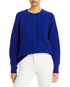 C By Bloomingdale's Cable Knit Cashmere Sweater - 100% Exclusive