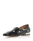 Paul Andrew Women's Ive Embellished Patent Leather Loafers