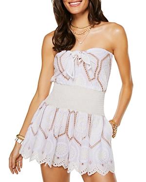 Ramy Brook Leola Embroidered Romper Swim Cover-up