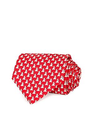 Salvatore Ferragamo Dogs Neat Silk Classic Tie