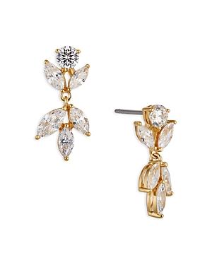 Nadri Wren Cubic Zirconia Cluster Drop Earrings In 18k Gold Plated