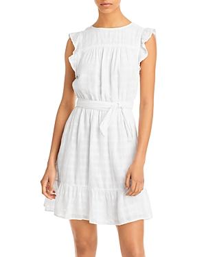 Bella Dahl Belted Ruffle Sleeve Mini Dress
