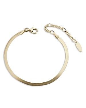 Baublebar 14k Gold Plated Herringbone Chain Bracelet