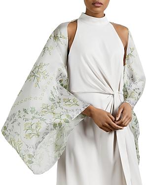 Ted Baker Papyrus Bird Print Silk Cape