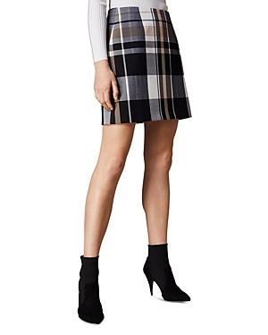 Karen Millen Check Mini Skirt