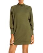 Aqua Long Sleeve Jersey Mini Dress - 100% Exclusive