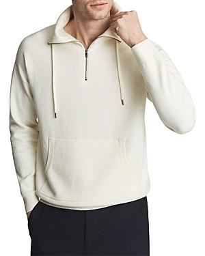 Reiss Robins Long Sleeve Drop Shoulder Funnel Neck Sweater