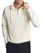Reiss Robins Long Sleeve Drop Shoulder Funnel Neck Sweater