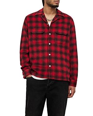 Allsaints Beyond Long Sleeve Plaid Camp Shirt