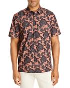 Hugo Ebor Rose Print Short Sleeve Shirt