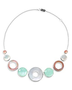Ippolita Sterling Silver Wonderland 9-stone Collar Necklace In Saguaro, 16-18