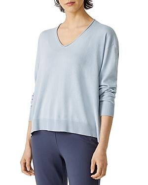 Eileen Fisher Relaxed V Neck Sweater