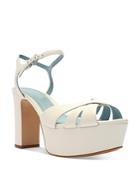 Schutz Women's Keefa Ankle Strap Platform Sandals