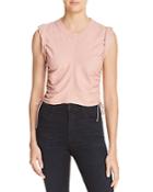 T By Alexander Wang Ruched Muscle Tee
