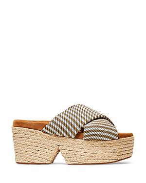 Clergerie Women's Etanti Crossover Strap Espadrille Platform Sandals