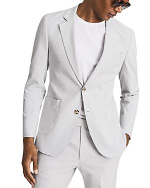 Reiss Striped Seersucker Slim Fit Sport Coat