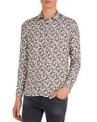 The Kooples Angry Tigers Slim Fit Shirt