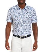 Robert Graham Coconut Grove Printed Classic Fit Performance Polo Shirt