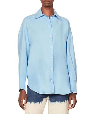 Sandro Lorraine Button Front Shirt