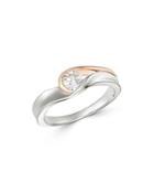 Bloomingdale's Diamond Ring In 14k White & Rose Gold, 0.50 Ct. T.w. - 100% Exclusive