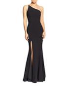 Dress The Population Amy One-shoulder Gown