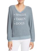 Wildfox Dogs Graphic Sweatshirt