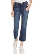 Current/elliott The Kick Crop Flare Jeans In Loved