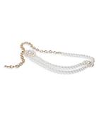 Lele Sadoughi Women's Clementine Faux Pearl Charm Belt