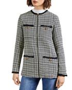 Ted Baker Relaxed Houndstooth Boucle Jacket