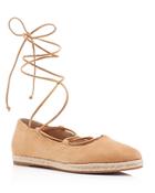 Michael Kors Collection Cadence Lace Up Espadrille Flats
