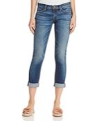 Hudson Tally Roll Crop Jeans In Contender