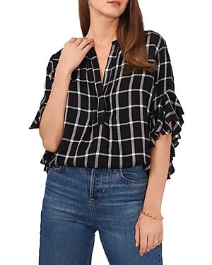 Vince Camuto Ruffled Sleeve Top