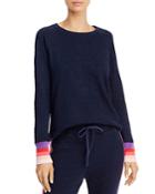 Sundry Striped-cuff Sweatshirt - 100% Exclusive