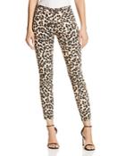 Paige Verdugo Ankle Skinny Jeans In Sahara Leopard