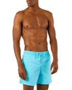 Vilebrequin Aqua Octo Band Solid Regular Fit 5.5 Swim Trunks