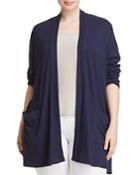 Love Ady Plus Ribbed Open-front Cardigan - 100% Exclusive