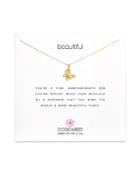 Dogeared 14k Gold-dipped Butterfly Necklace, 16