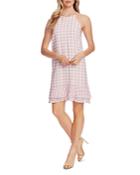 Cece Tiered Gingham Dress