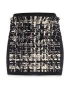 Lanvin Wool & Silk Tweed Panel Mini Skirt