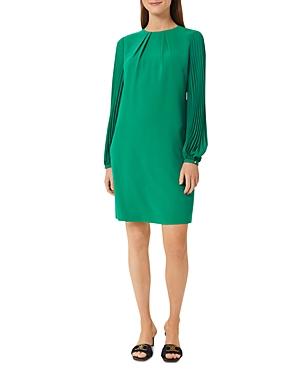 Hobbs London Greta Pleated Shift Dress